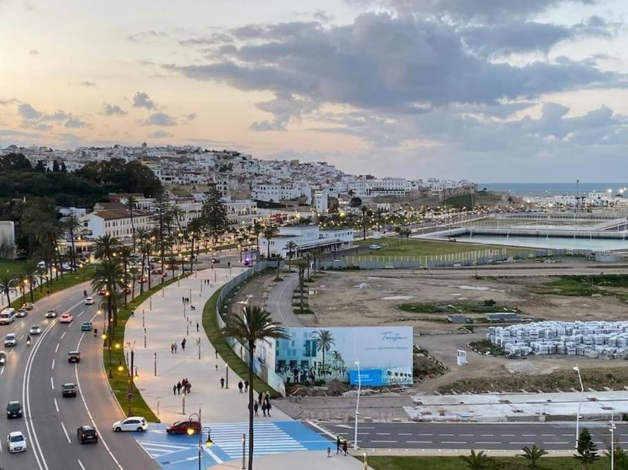 Ocean View Apartment With Airco Tangier Bagian luar foto